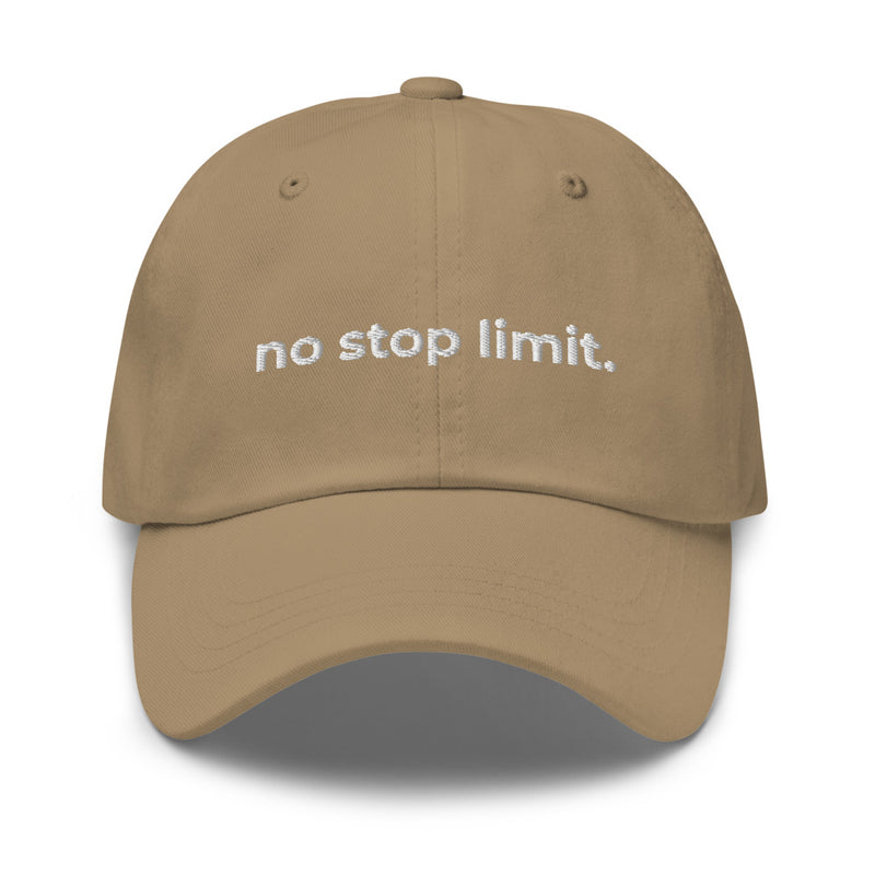 No Stop Limit Dad Hat