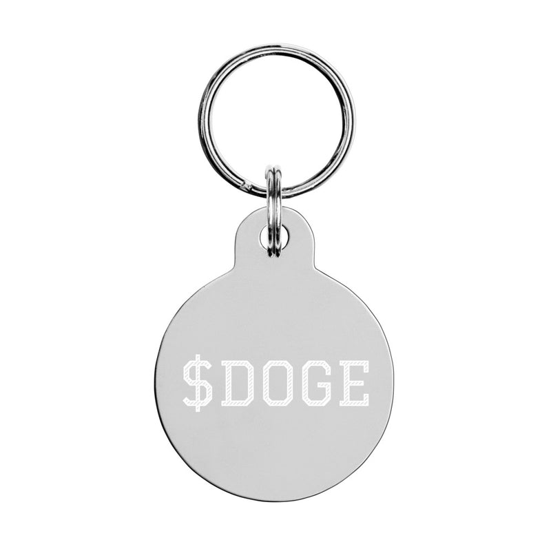 DOGE Engraved Dog Tag