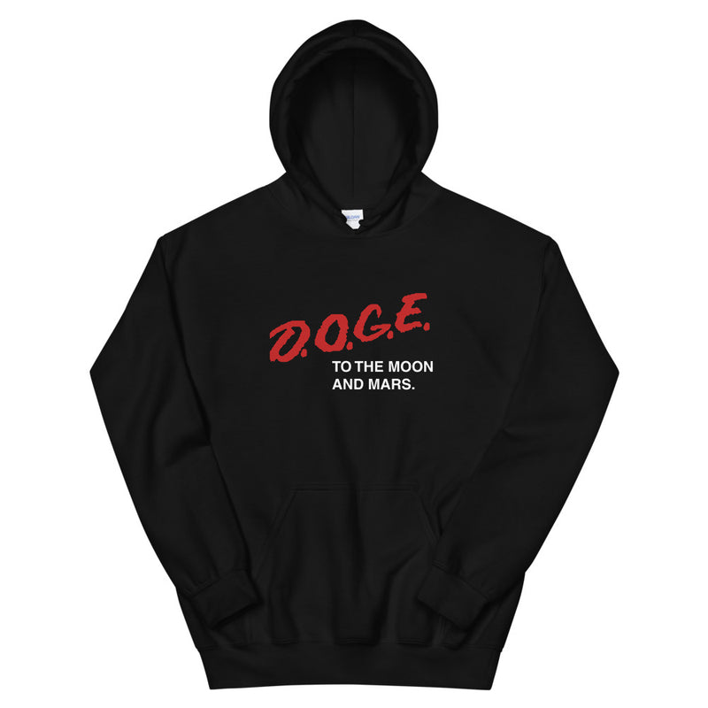 Doge To the Moon and Mars DARE Hoodie